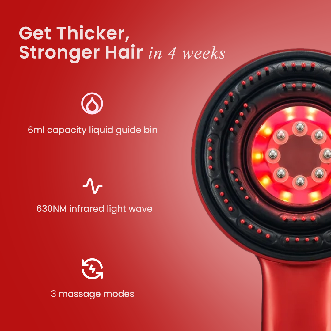 Velura Red Light Therapy Hair Brush